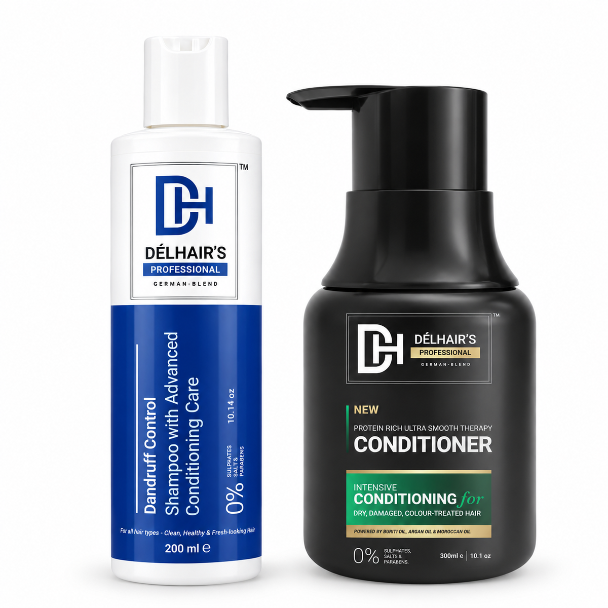 Dandruff Control Shampoo & Protein Rich Conditioner Pack of 2 – 200ml + 300ml