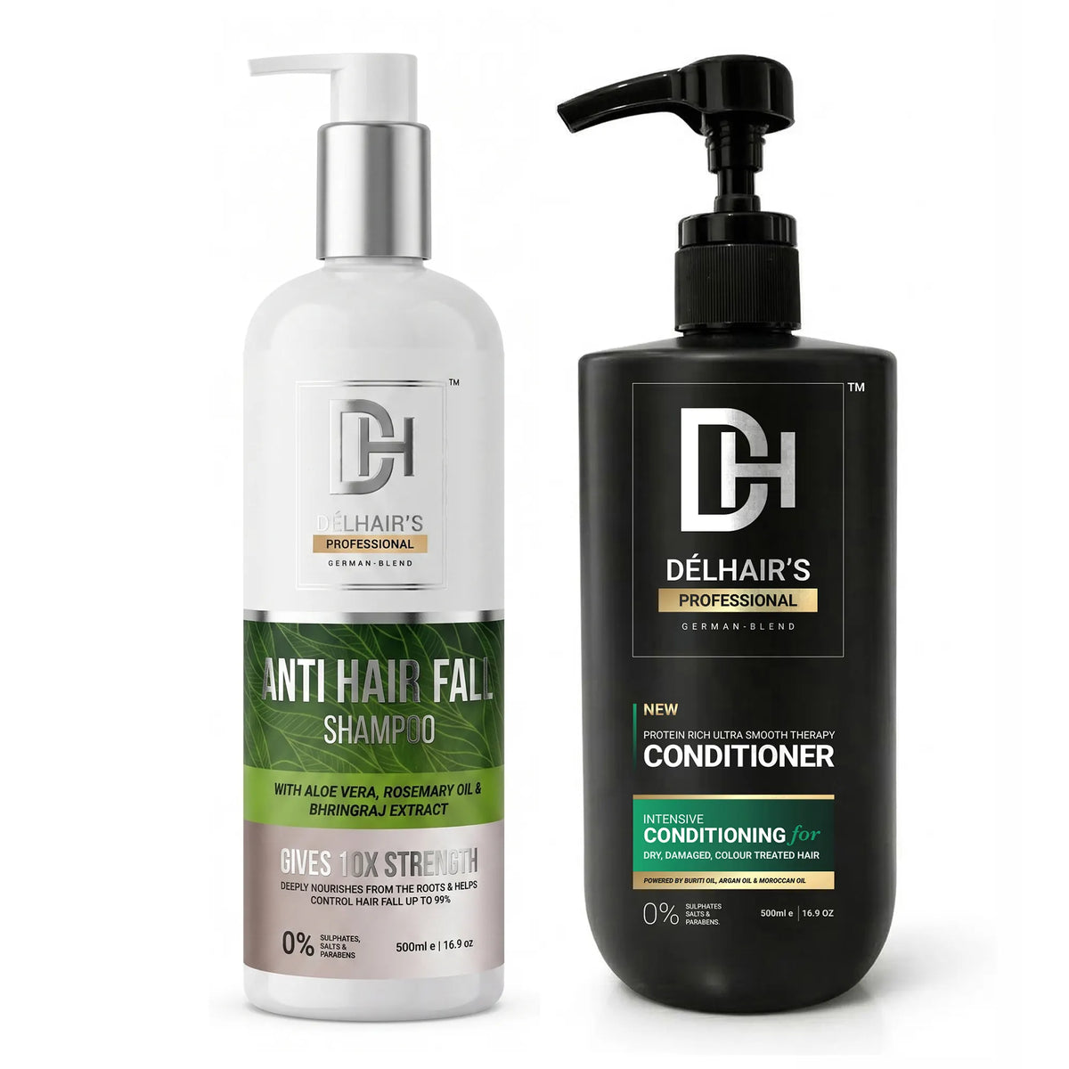 Anti Hair Fall Shampoo & Conditioner Combo – 500ml + 500ml