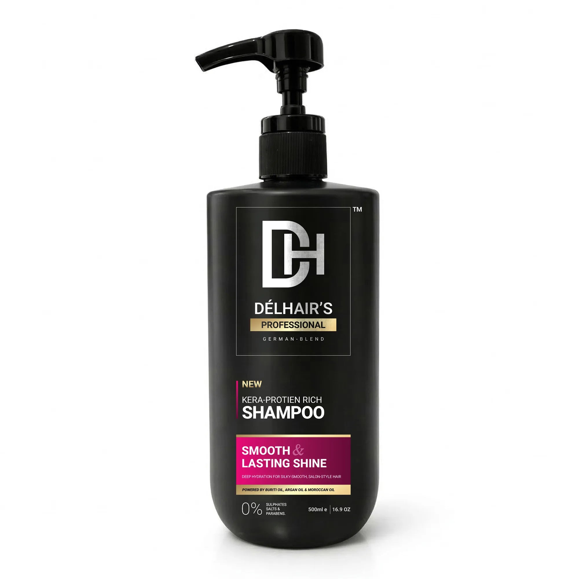 Delhairs Kera Protein Rich Shampoo 500ml – Keratin Protein Hair Cleanser