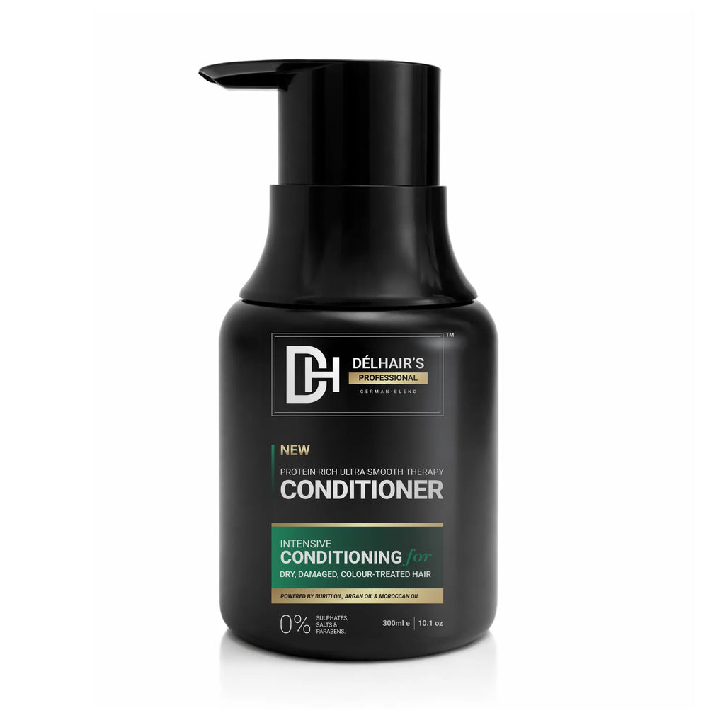 Delhairs Protein Rich Ultra Smooth Therapy Conditioner 300ml – Deep Conditioning Formula