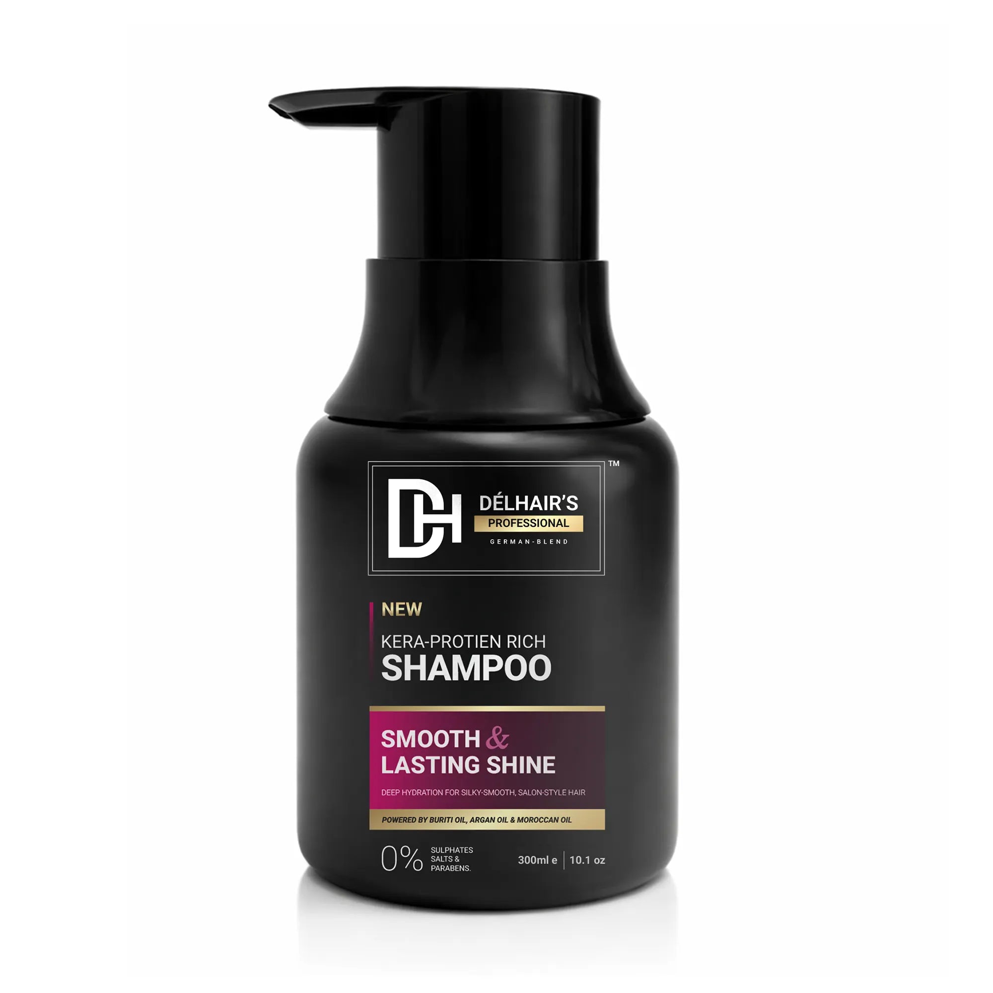 Delhairs Kera Protein Rich Shampoo 300ml – Keratin Protein Hair Cleanser